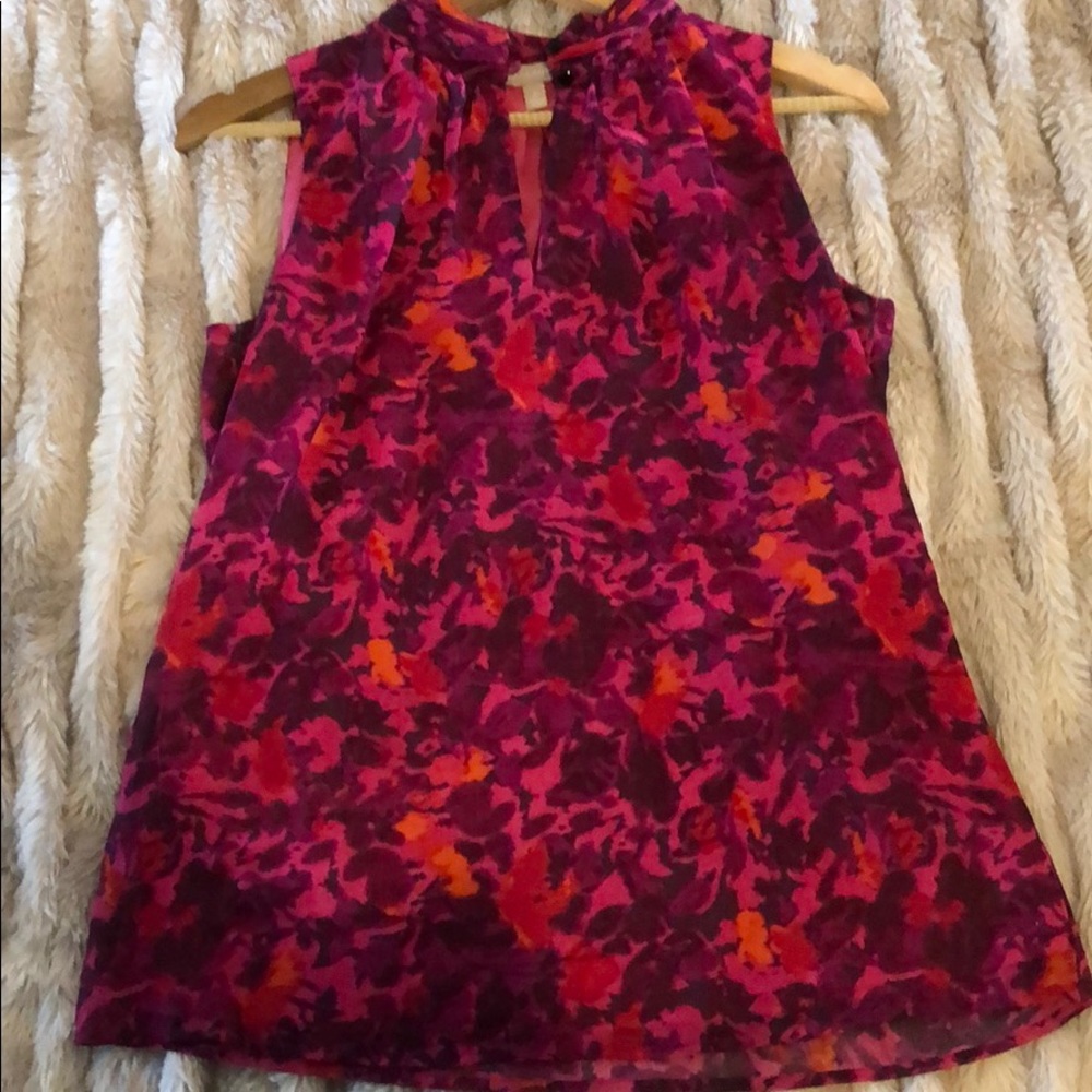 EUC Banana Republic floral sleeveless top